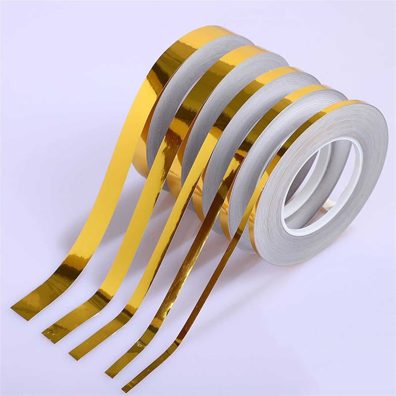 Wallpaper Border Self-Adhesive Mirror Gold - Walmart.com