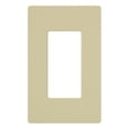 thumbnail image 1 of Lutron Claro Light Switch Cover Plate, 1 Gang Wallplate, CW-1-IV, Ivory, 1 of 2