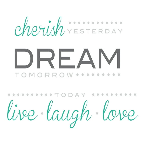 Wallpops! Live Your Dream Quotes Wall Decals