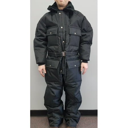 Walls Insulated Snow Suit, Black, 200 Denier Nylon Shell, Insulation, (Men's)