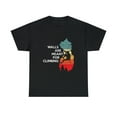 thumbnail image 1 of Walls Are Meant For Climbing Retro Rock Climber T-Shirt, 1 of 1