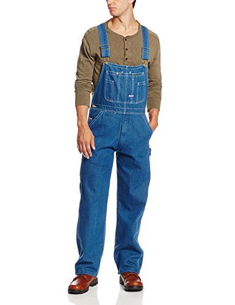 Salopette Denim Uomo - Jeans Slim Fit Comodo Per Lavoro E Tempo Libero - Foto 2