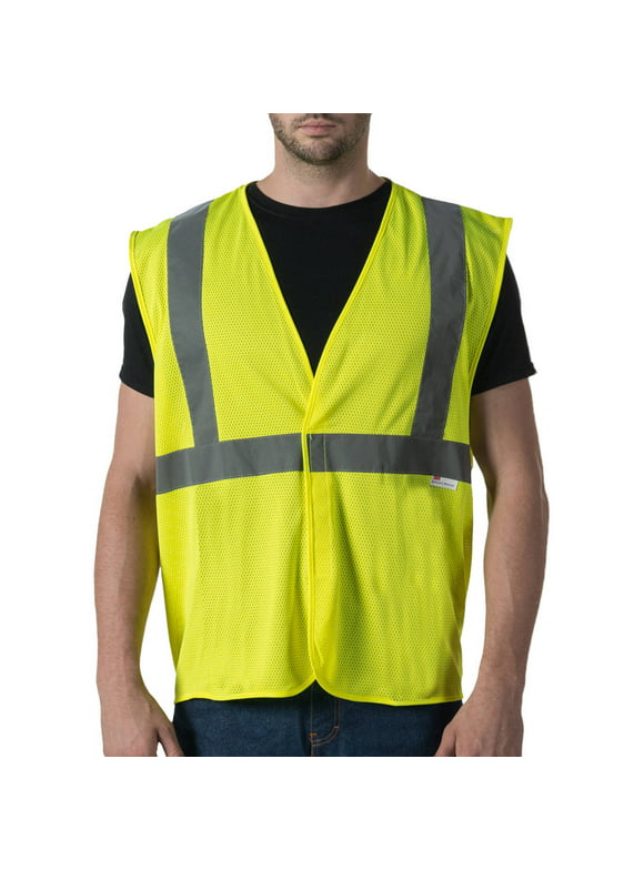 Walls Men's ANSI 2 High Visibility Mesh Safety Vest