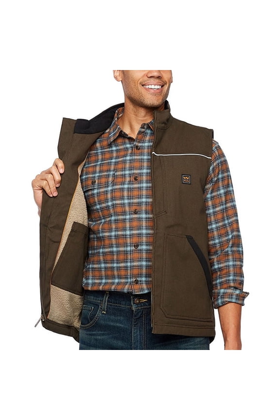 Men's Coleman Sherpa-Lined DWR Duck Work Vest