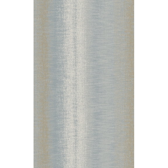 Walls Republic Blue Woven Stripe Metallic Wallpaper R8175