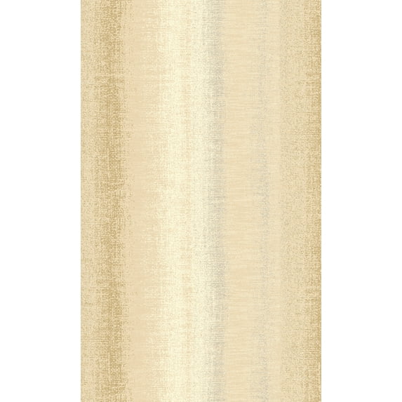 Walls Republic Camel Woven Stripe Metallic Wallpaper R8173