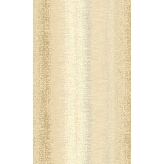 Walls Republic Camel Woven Stripe Metallic Wallpaper R8173