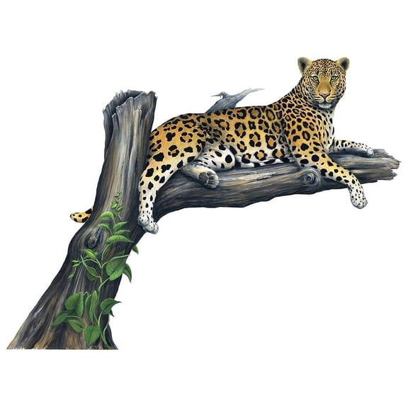 Walls of the Wild Leopard Wall Decal Sticker
