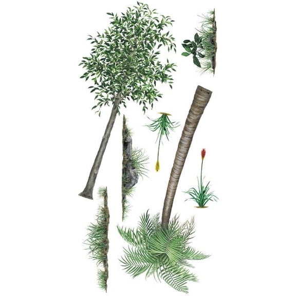 Walls of the Wild Plants and Trees Sticker Murals Collection Economy Size