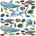 thumbnail image 1 of Walls of the Wild Tropical Fish and Sea Creatures Sticker Murals Collection, 1 of 1