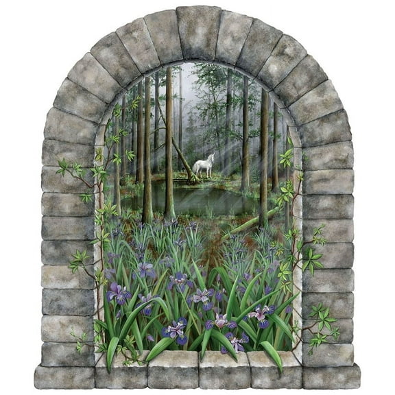Walls of the Wild Unicorn Forest Wall Decal Sticker