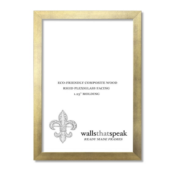 WallsThatSpeak 20x27 Gold Picture Frame for Puzzles Posters Photos or Artwork