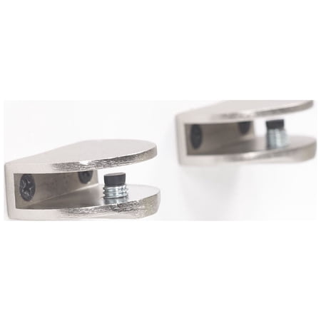 Wallscapes 1/2 Round Brackets, 2pk, Titanium
