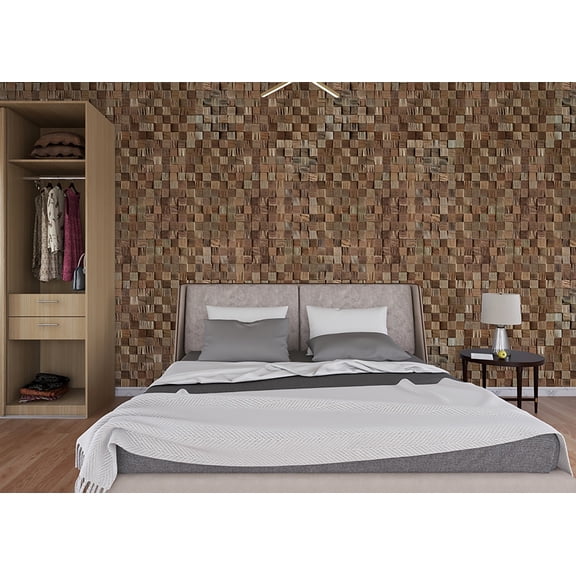 Wallscapes Cube Wood Wall Covering