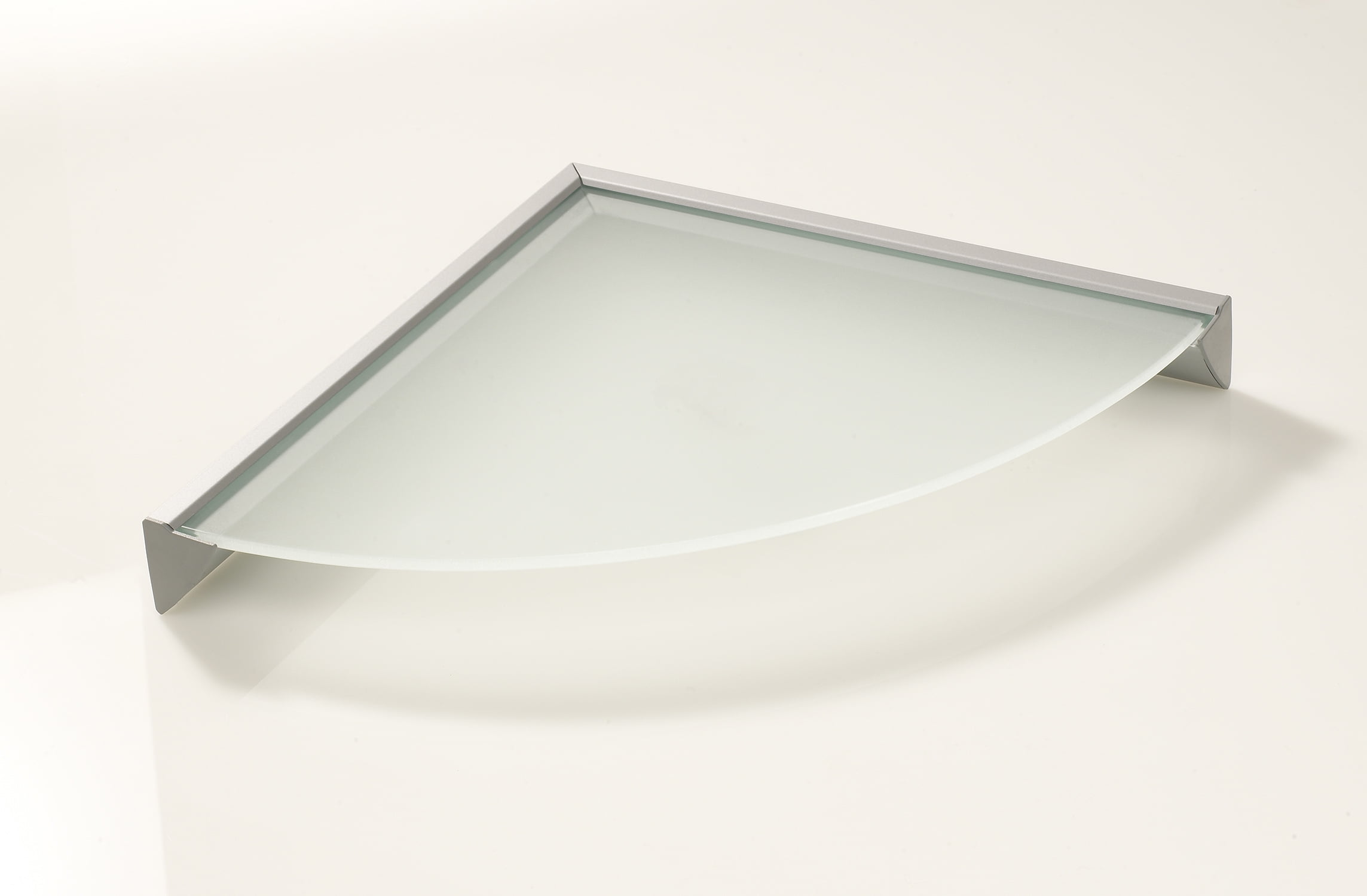 Wallscapes Essentials 12" Glass Corner Shelf Kit