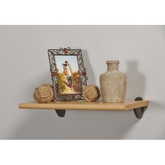 Wallscapes Gallery 12x16 Beech Shelf Kit with Bronze Pelican Brackets