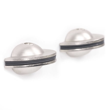 Wallscapes Saucer Brackets, 2pk, Titanium