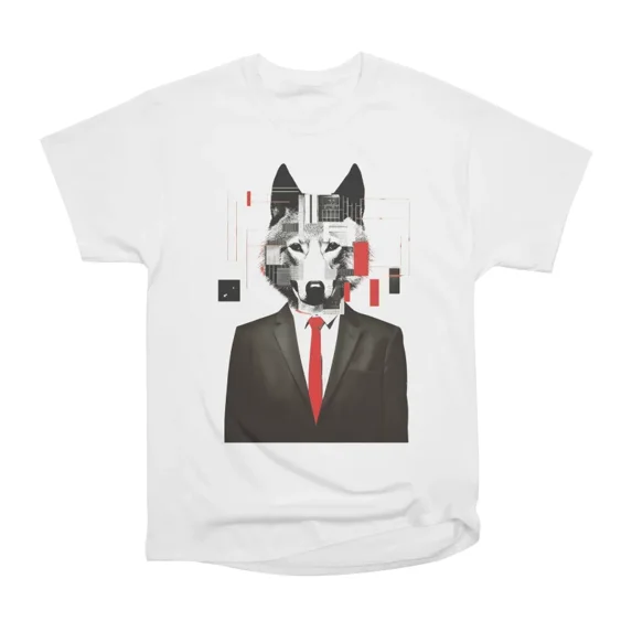 Wallstreet Wolf T-Shirt Tee Gift For Him Merch For Her Apparel For Friend