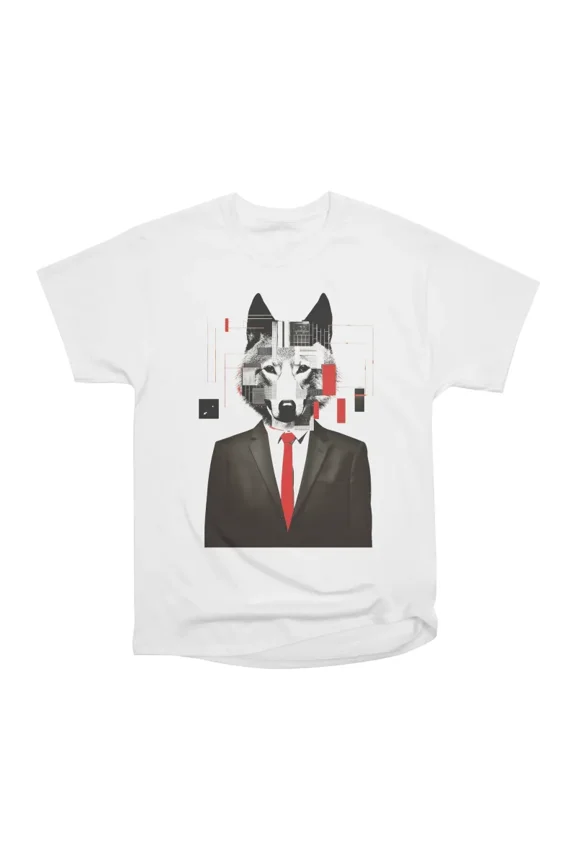 Wallstreet Wolf T-Shirt Tee Gift For Him Merch For Her Apparel For Friend