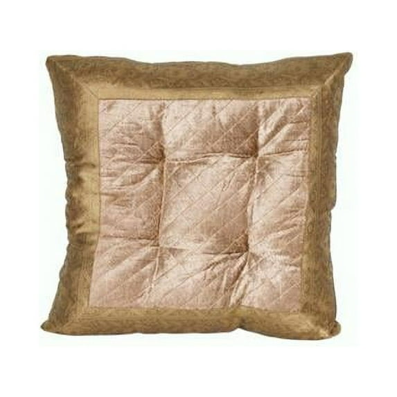 Wally Decor 504 18 x 18 in. Quilted Floor Cushions Velvet