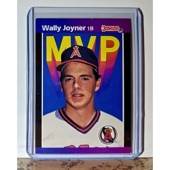 Wally Joyner 1989 Donruss MVP MLB #BC-21 Baseball Card California Angels