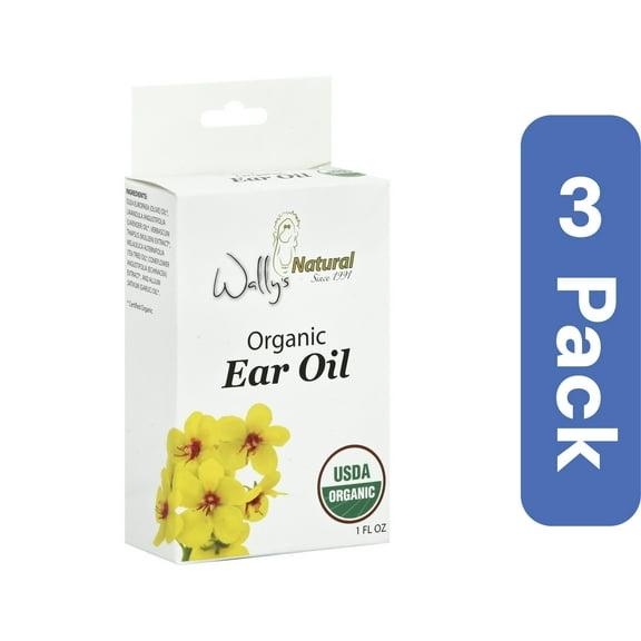 Wally Organic Ear Oil 1 fluid oz (Pack of 3)
