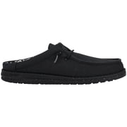 HEYDUDE Wally Slip Stretch Canvas Slip-On Loafers Black, 11