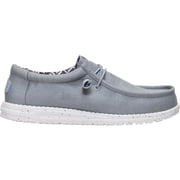 HEYDUDE Men Wally Stretch Canvas , Light Grey, 12