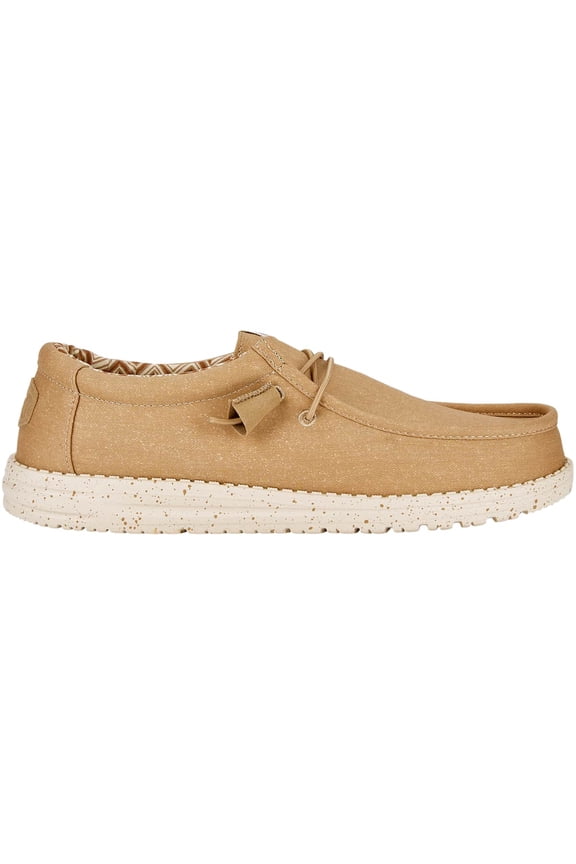 Men Wally Stretch Canvas , Tan, 12