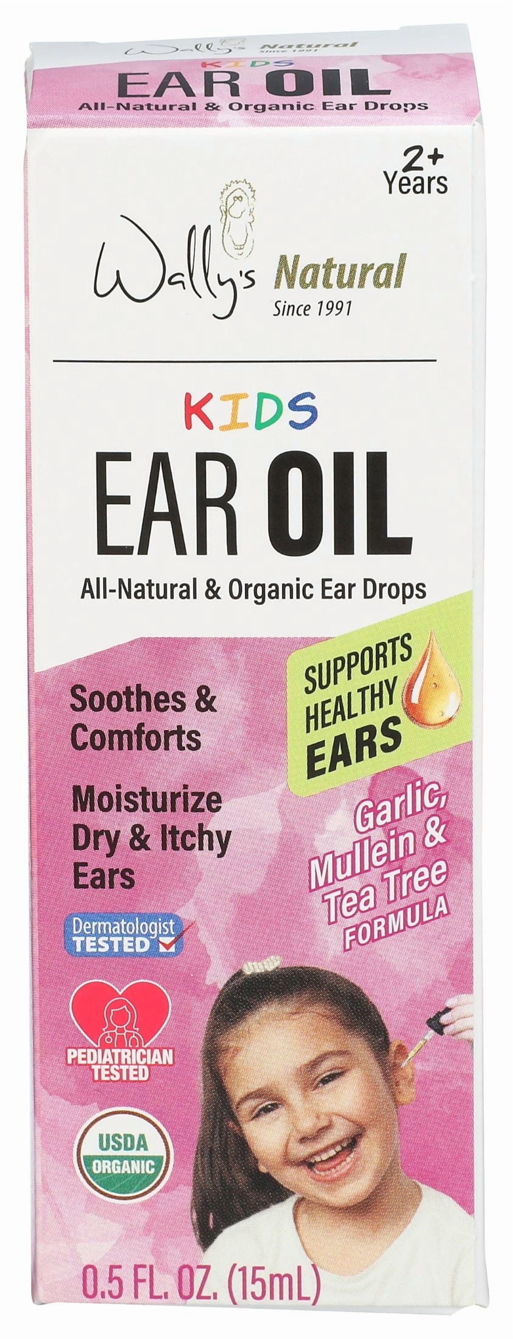Wallys Natural Childrens Organic Ear Oil, 0.5 fl oz