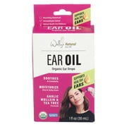 Wally's Natural Ear Oil w/ Olive Oil & Mullein Extract, 1 fl oz