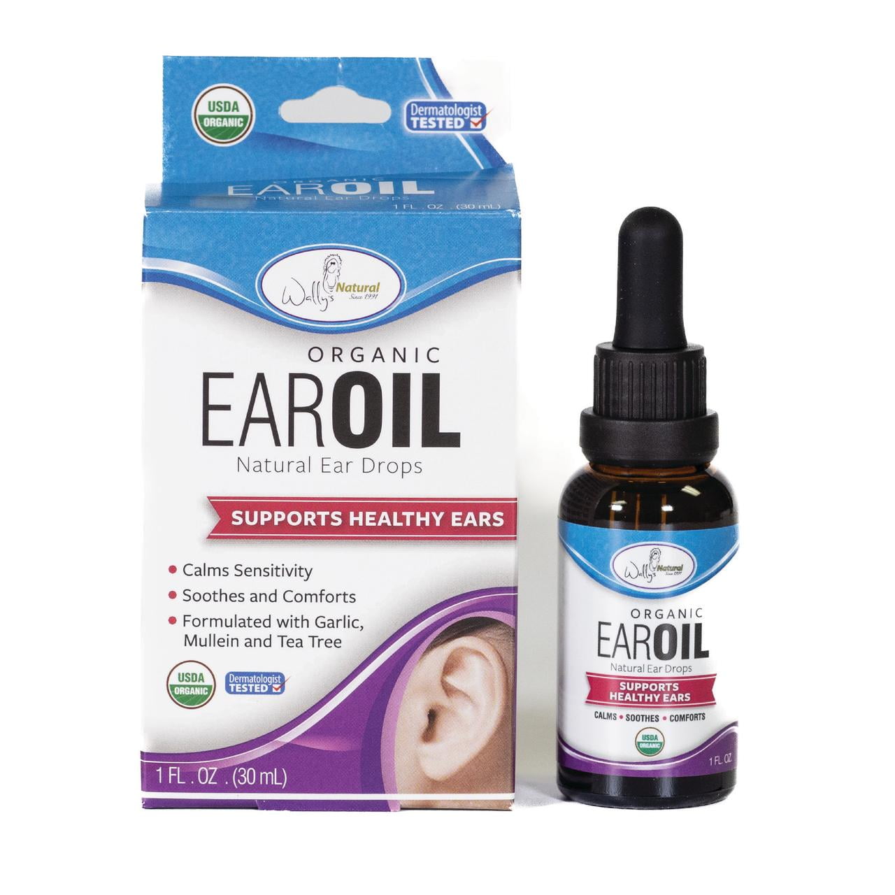 Wally's Natural Products Organic Ear Oil 1 fl oz Liq
