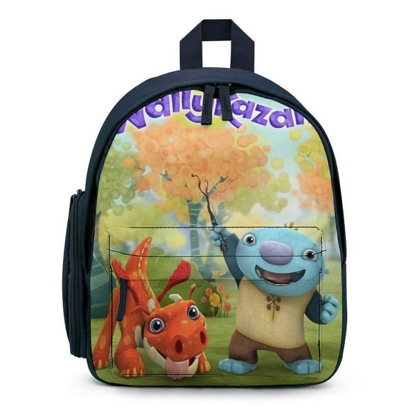 Wallykazam Backpack Cute Lightweight Small Laptop Bag Daypack Durable Bookbag for School Travel Hiking Gifts