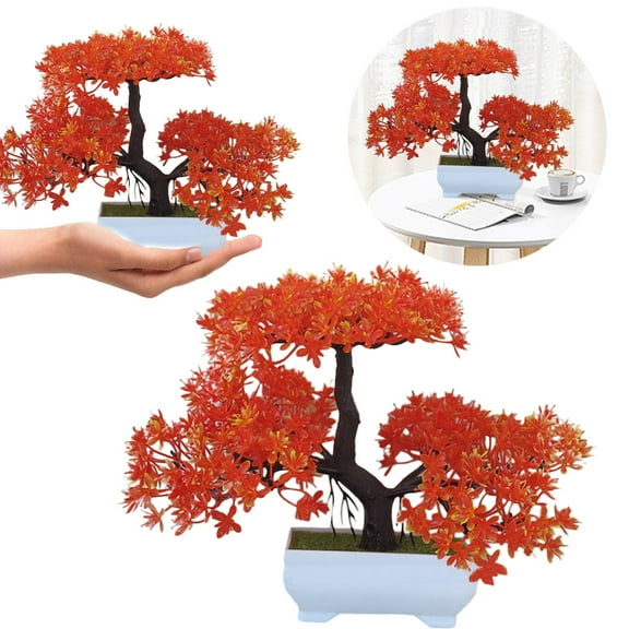Walmart+ 1Pc Simulation Potted Plant, End of Year Clearance: Wisteria Flowers Artificial, Creative Green Artificial Plants Tree Bonsai Artificial Plants in Pot Artificial Plants