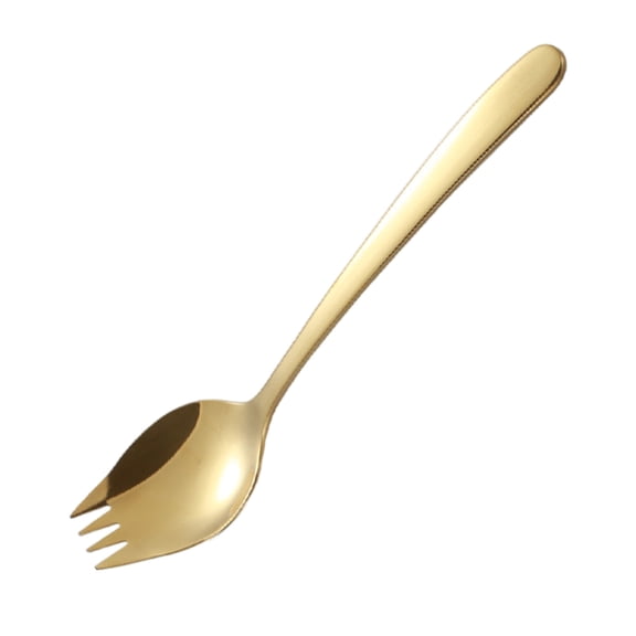 Walmart+ 1X Spoon, End of Year Clearance: Small Round Dining Table Set for 4 Modern, 2 in 1 Stainless Steel Spork Noodles Fork Spoon Travel Picnic Tableware Fork