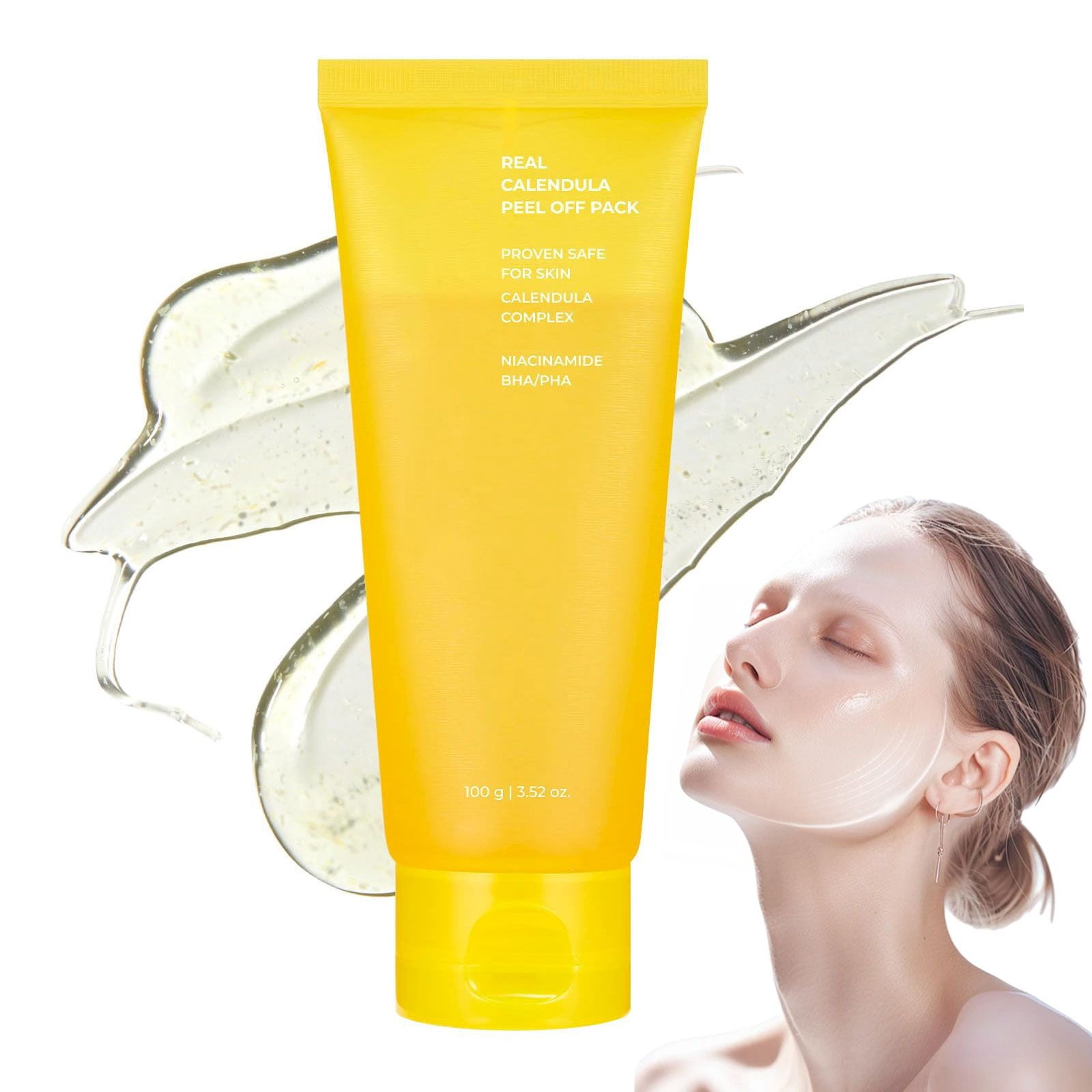 Skintune Cleanance Walmart 2025 Clearance Calendula Flower Infused Facial Peel Off 3.52 Fl ...