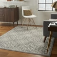 thumbnail image 1 of Walmart Bliss Modern Floral Ivory/Grey 6' x 9' Area Rug, (6' x 9'), 1 of 6