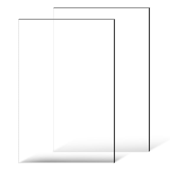 Walmart Clear Cast Acrylic Sheet (2-Pack, 24x36 Inch, 1/4" Thick, for DIY & Frames)