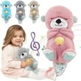 Walmart Clearance 2024 Der Schlummer Breathing Otter Plush Toy Calming