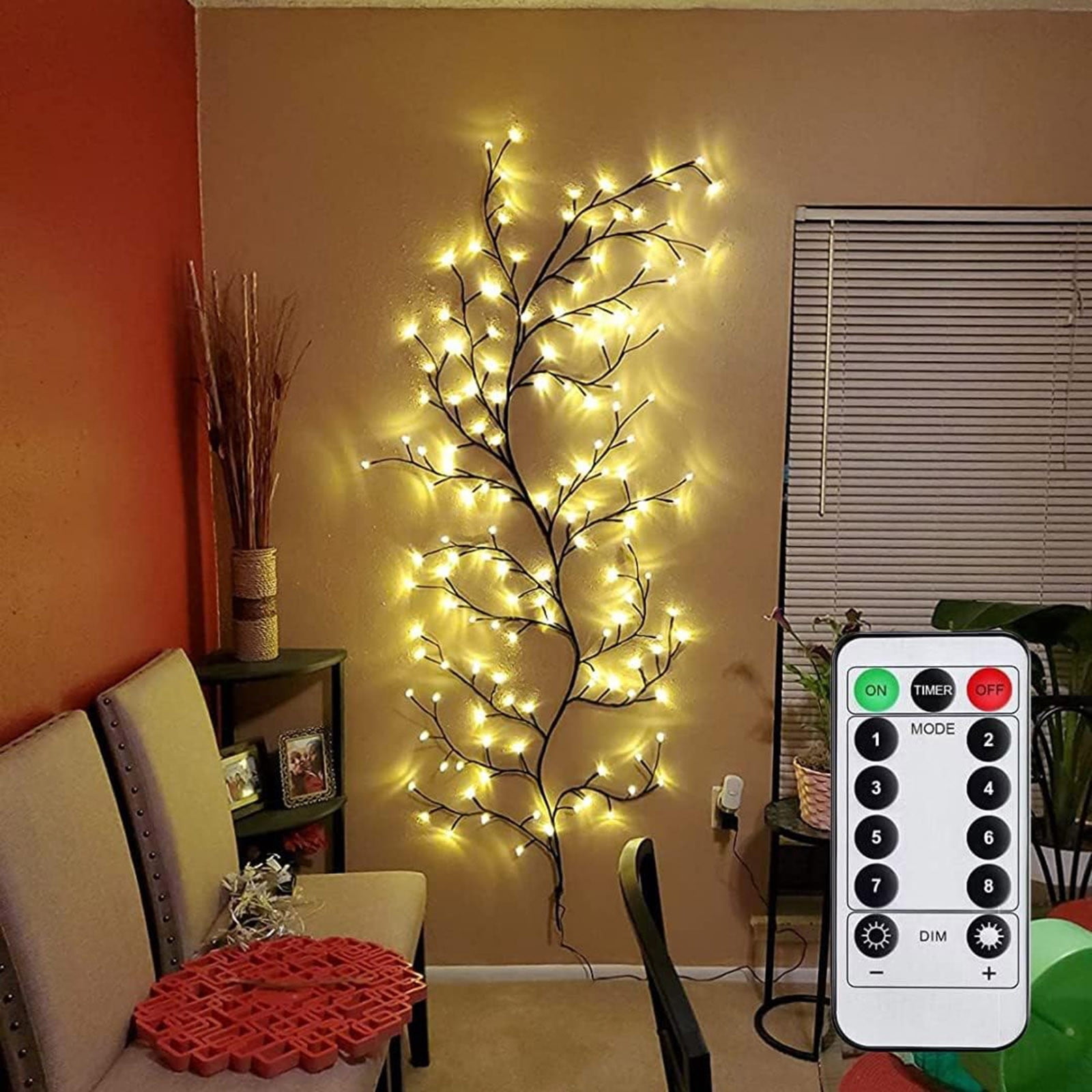 Walmart Clearance Decoration String Light,Vine Lights With Remote Christmas Decorations Indoor