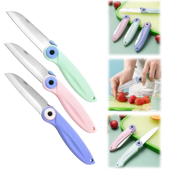Walmart Clearance! Lusxy Paring Knife,All Steel Foldable Fruit Knife, All Steel Handle, Fruit Knife Small Of Exquisite,Small and Easy To Carry,Suitable for Most Types Of Vegetables and Fruits