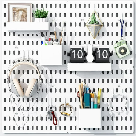 Walmart Clearance Rack,White Pegboard Wall OrganizerWall Mount Display Peg Board Desk Pegboard Plastic Panels Kit For Craftroom Workbench Design Studio Or Gameroom by Niaviben
