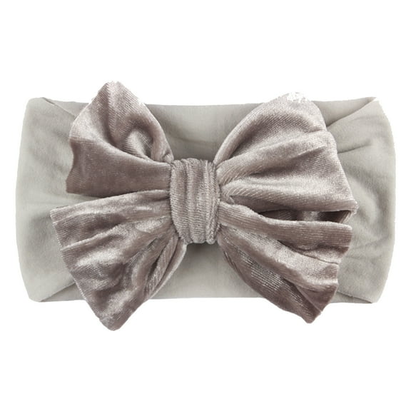 breaise Kids Newborn Girls Baby Velvet Headband Hair Bow Accessories