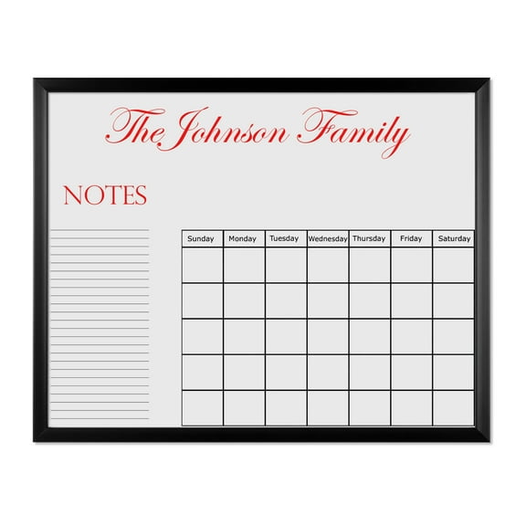 Walmart Custom - Personalized Photo Dry Erase Board - 16x20 with Sturdy Black Frame