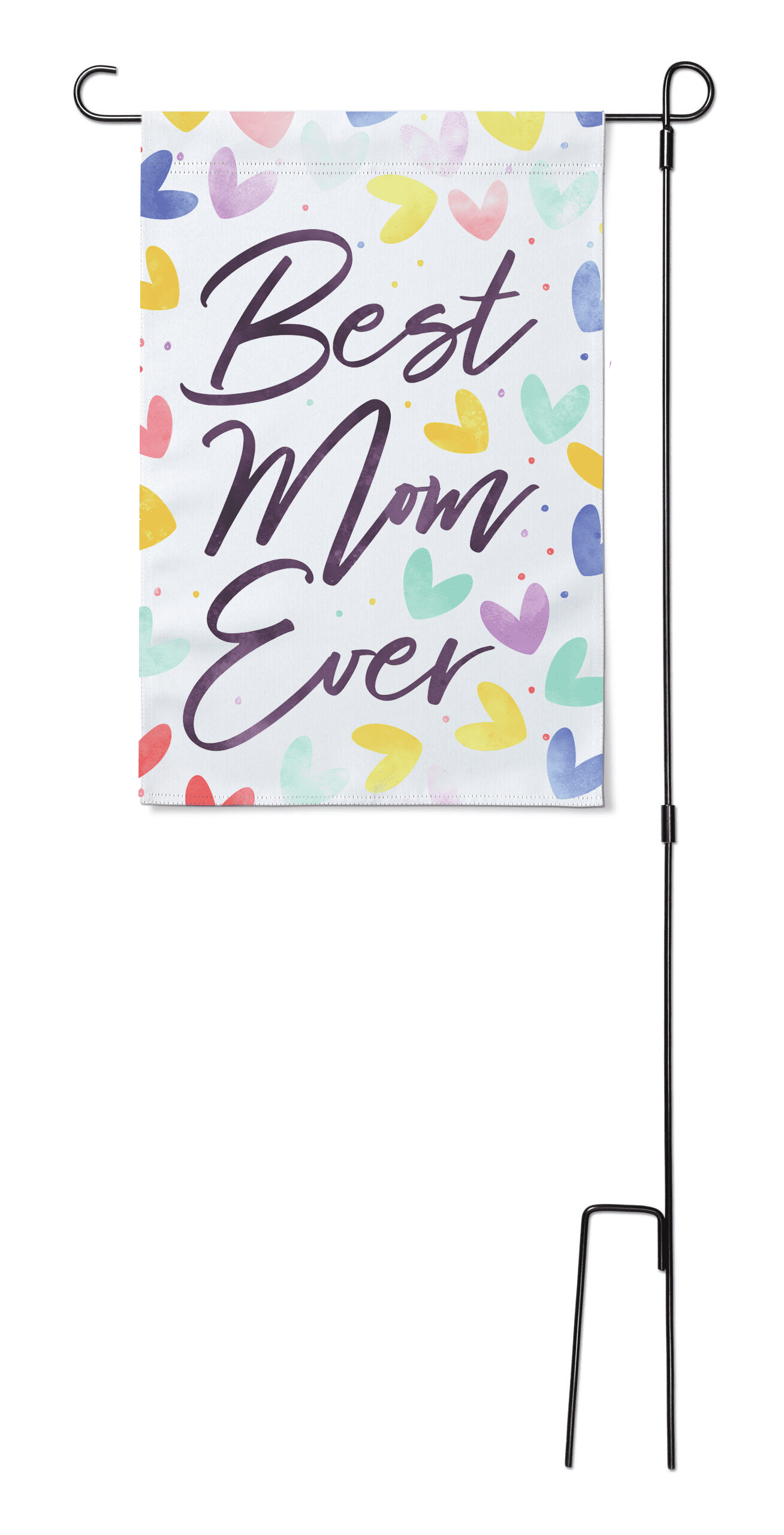Your Design Your Flag Personalized Yard Flag Custom Outdoor Garden Flag with Iron Stake Double-Sided Polyester Lawn and Porch Décor Weather-Resistant Fade-Proof