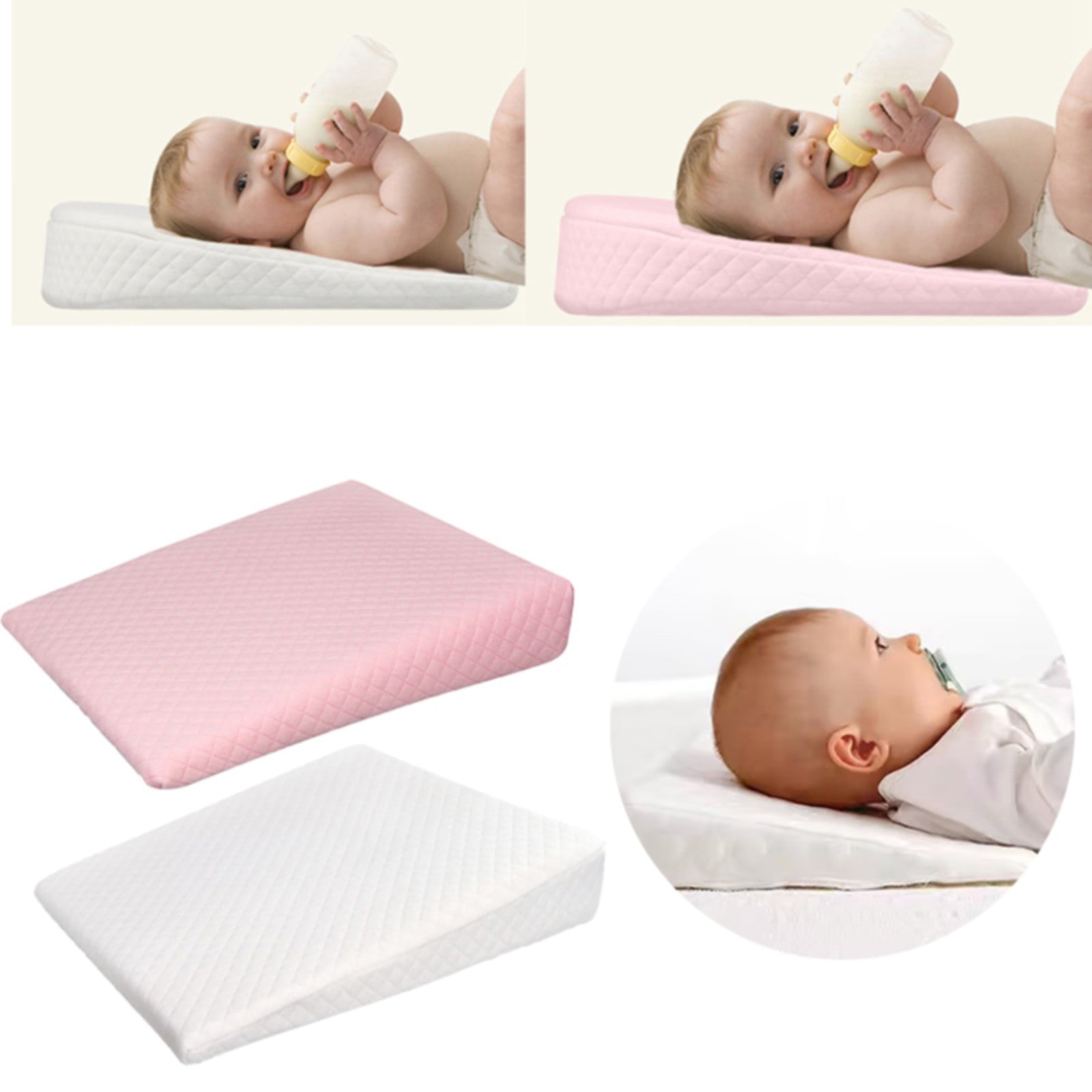 Walmart+ Deals, 1X Baby Ramp Pillow Wedge Pillow for Sleeping Bed Wedge