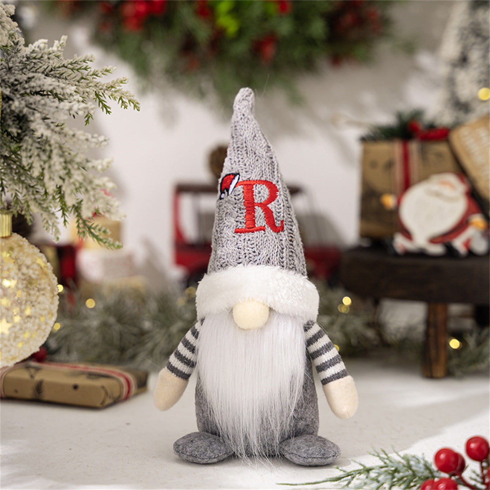 Walmart Deals 2024!1 Pack Desktop Ornament,2024 Christmas Knitted Hat