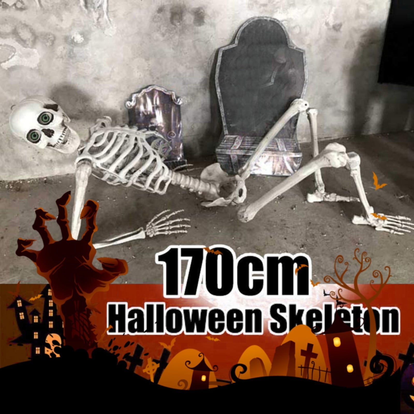 Walmart Deals 2024!3 Packs Event & Party,Halloween Skeleton Prop Deco