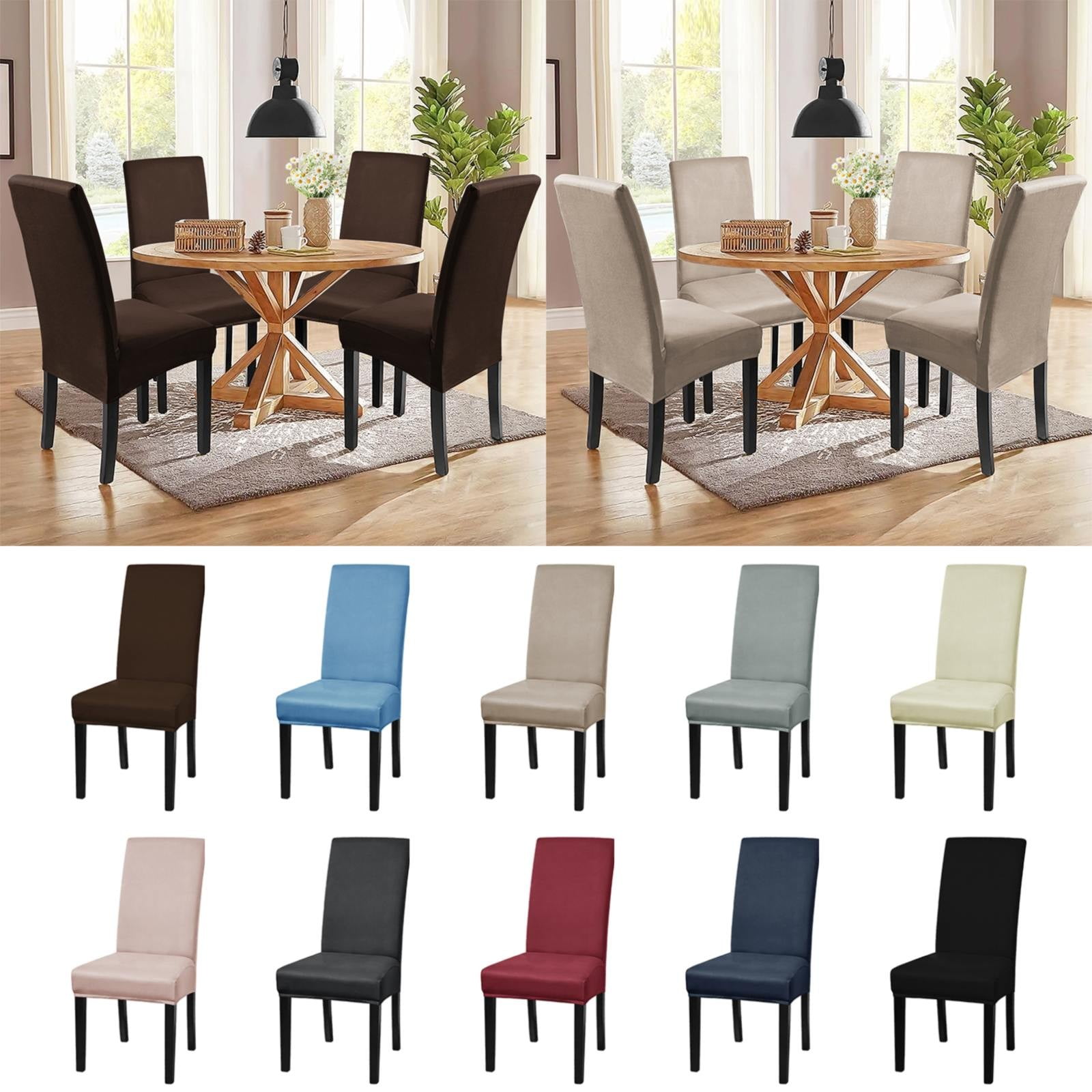 Walmart kitchen chair covers hotsell