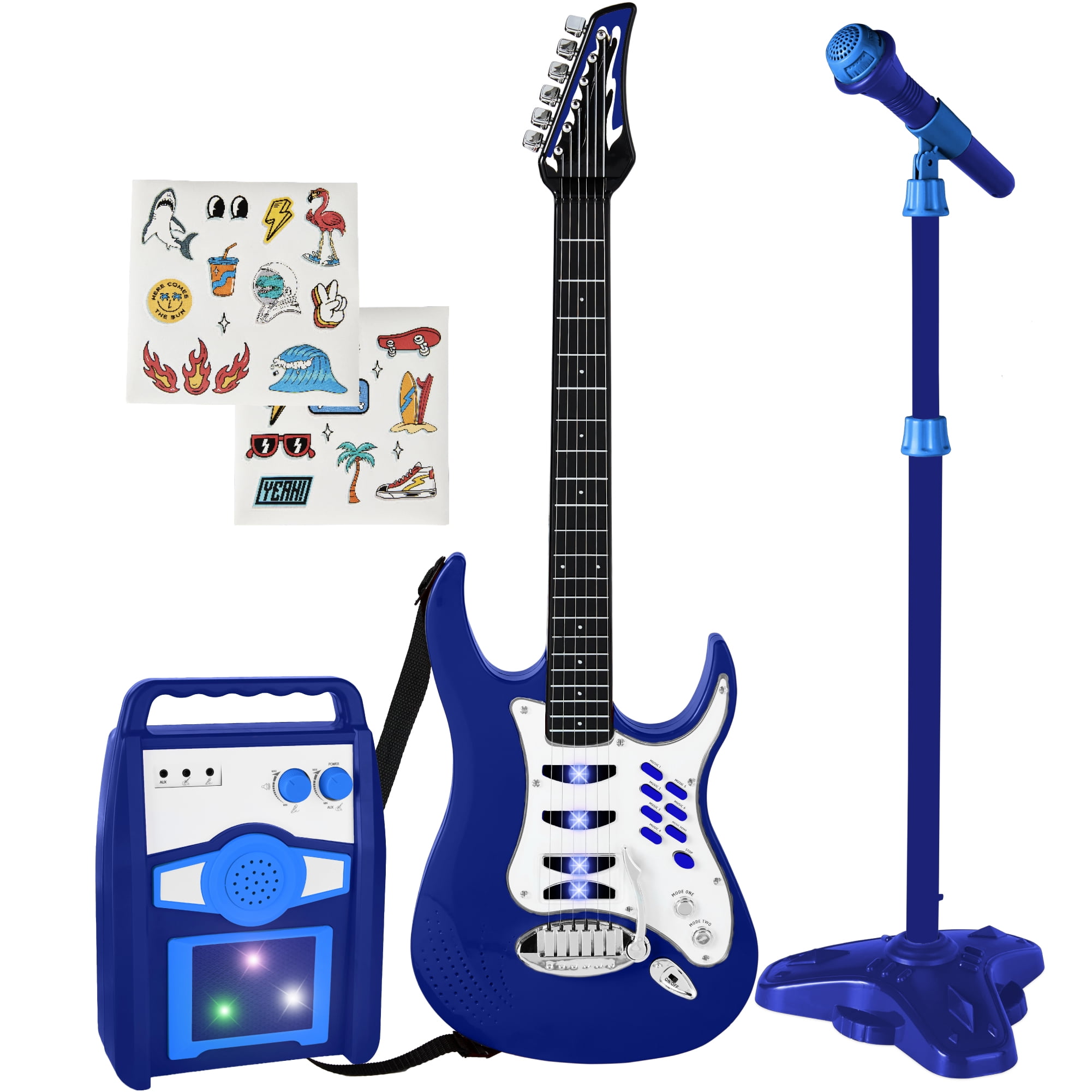 Best Choice Products, Kids Electric Guitar, with Microphone and
